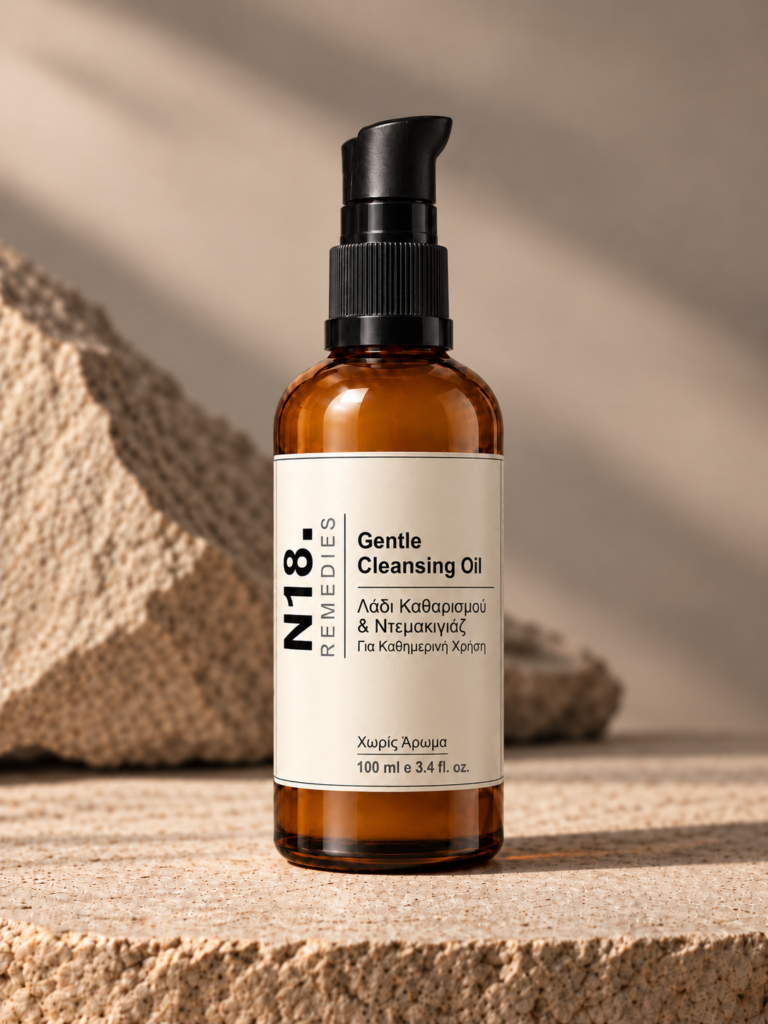 oil cleanser outside